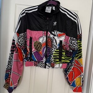Adidas Women's Vibrant Multicolor Bomber Jacket